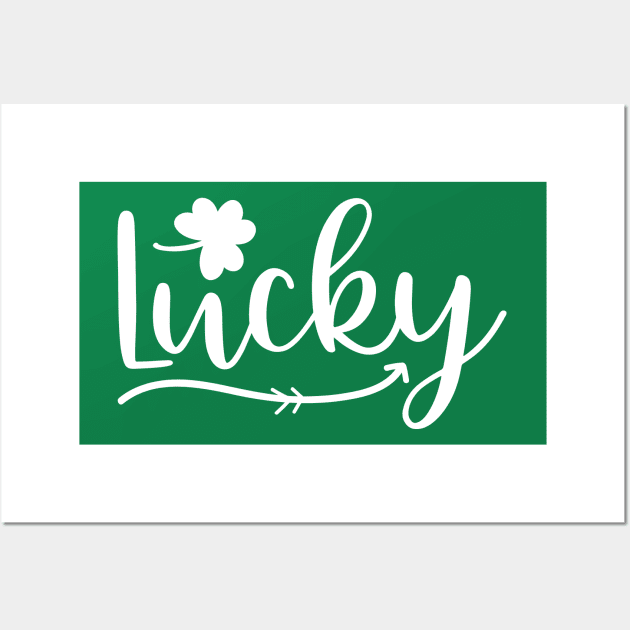 Lucky Shamrock Wall Art by greenoriginals